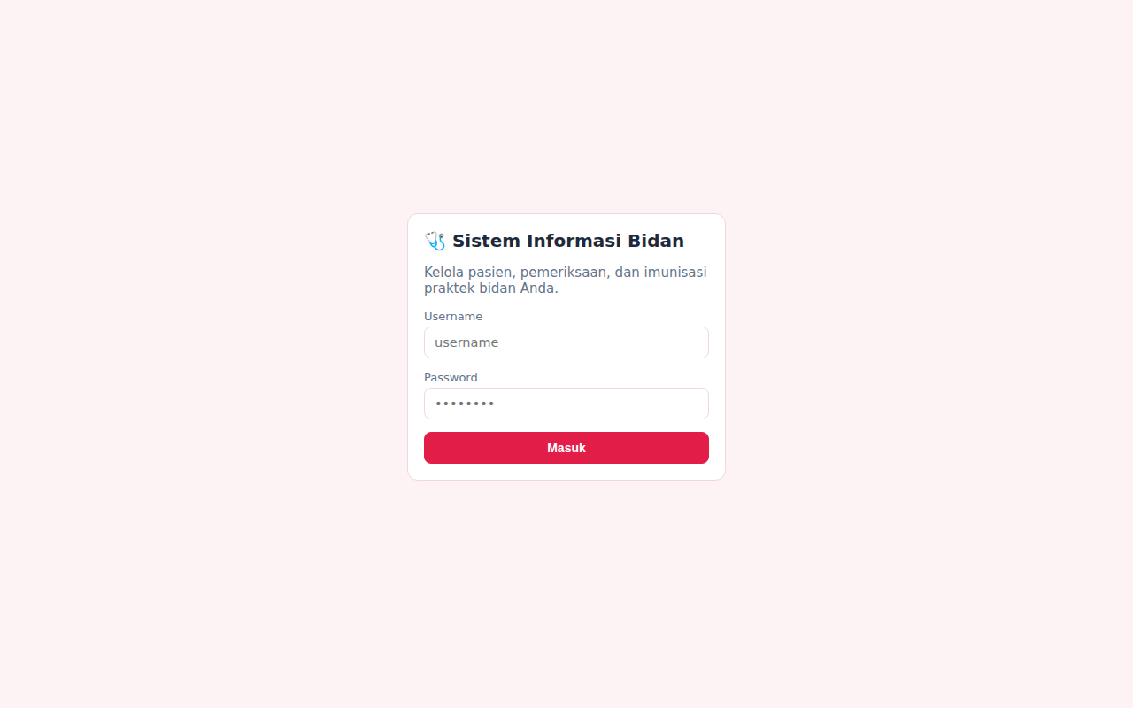 Preview Sistem Informasi Bidan
